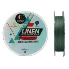 Bojin 4X Linen İp Misina 0.22 mm 300 m Yeşil