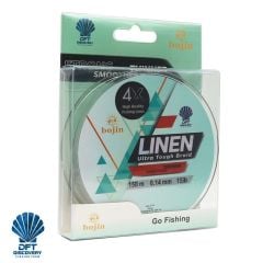 Bojin 4X Linen 0.14mm 150m Yeşil İp Misina