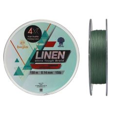 Bojin 4X Linen 0.14mm 150m Yeşil İp Misina