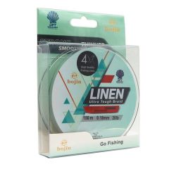 Bojin 4X Linen 0.18mm 150m Yeşil İp Misina