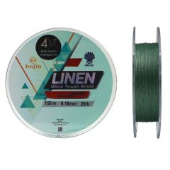 Bojin 4X Linen 0.18mm 150m Yeşil İp Misina
