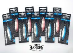 Hansen Pilgrim 7.8cm 22g Silver-Blue/Red Kaşık