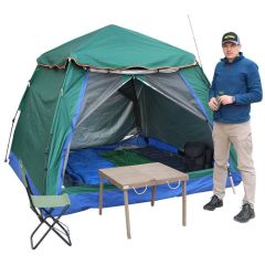 DFT Tek Kat Otomatik Çadır 3x3x2 m - Yeşil