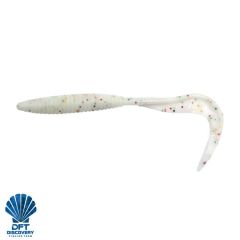 Dft Wh9 İğnesiz 9cm 2.2g Beyaz Benekli 6 Adet Silikon
