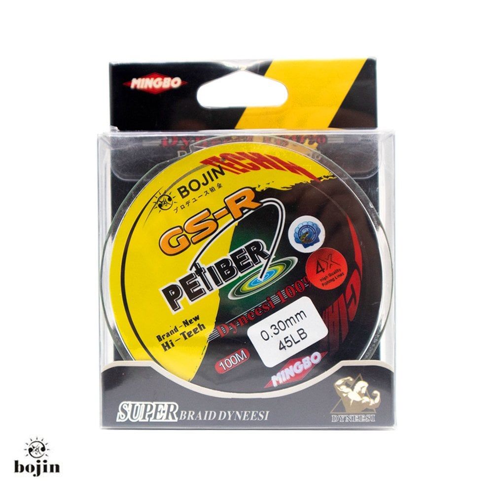 Bojin Dyneema Petiber Gs-R 4X 0.30mm 100m Yeşil İp Misina