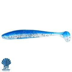 Dft Wh9 İğnesiz 9cm 4g R:03 Mavi Simli 6 Adet Silikon