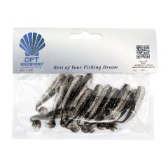 Dft Wh65 İğnesiz 6.5cm 1.6g R:06 Siyah Simli 12 Adet Silikon