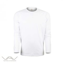 Vav Baseti-04 Uzun Kol Beyaz M Sweatshirt