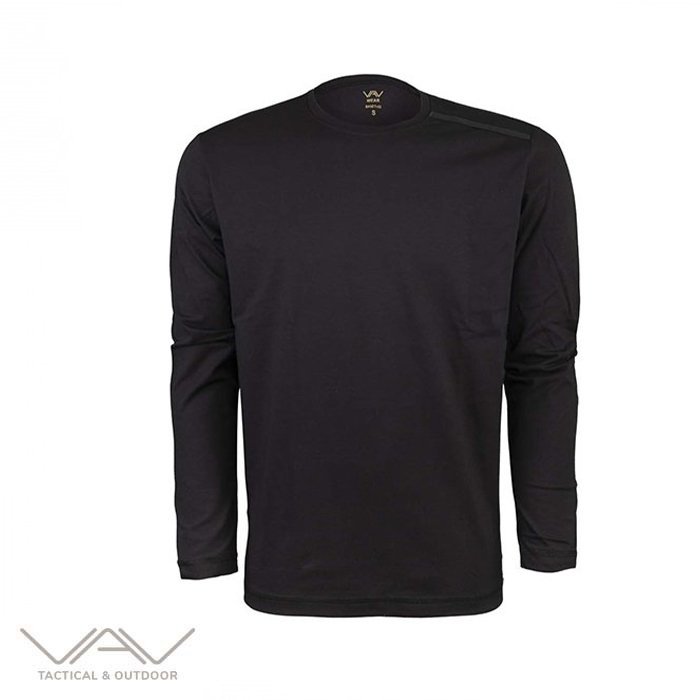 Vav Baseti-04 Uzun Kol Siyah XL Sweatshirt