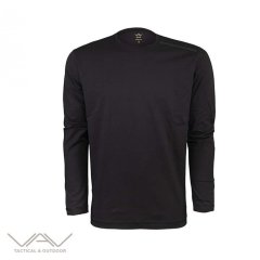 Vav Baseti-04 Uzun Kol Siyah S Sweatshirt