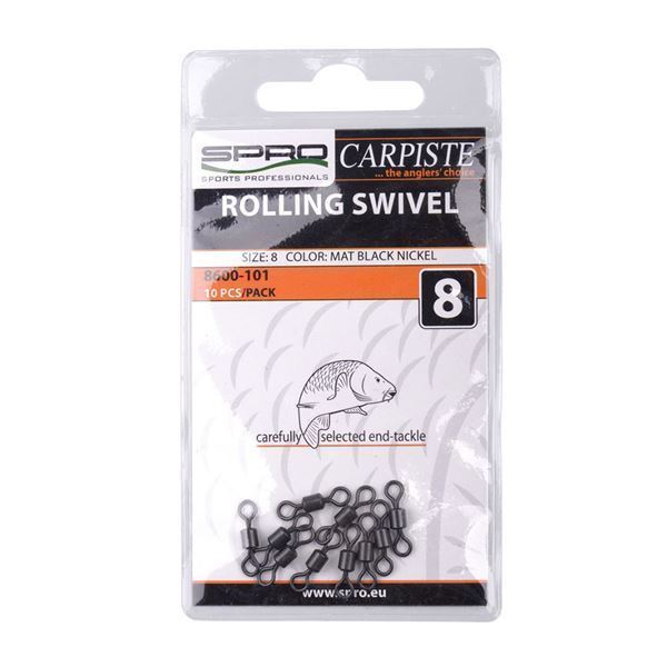 D. SPRO CRP ROLLING SWIVEL #8 10PCSX5