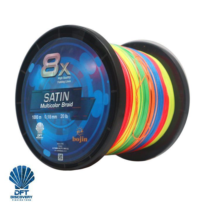 Bojin 8X Satin M.Color 0.18mm 1000m İp Misina