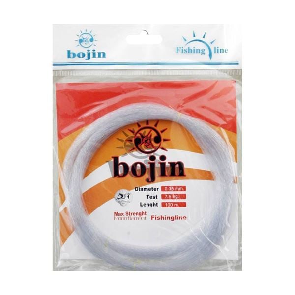 BOJIN Poşet Misina100 m - 1.20mm Renk: B006(Beyaz)