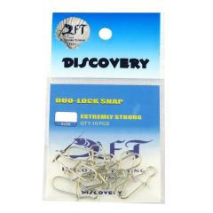 DISCOVERY CJS032 Duo Lock Klips Nikel  NO:05 1/10