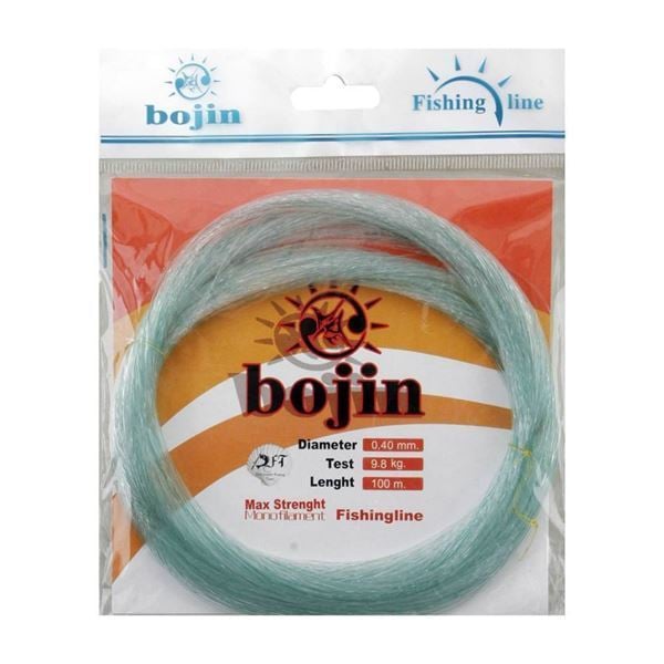 BOJIN Poşet Misina 100 m -0.50 mm Renk:B023(Yeşil)