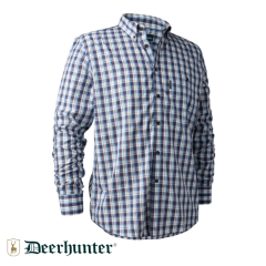 DEERHUNTER Jeff Shirt 78179 Mavi Kareli Gömlek 41