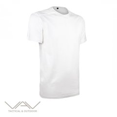 Vav Baseti-03 Yuvarlak Yaka Beyaz XL Tişört