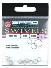 SPRO NICKEL SPLITRING 10MM  1/10