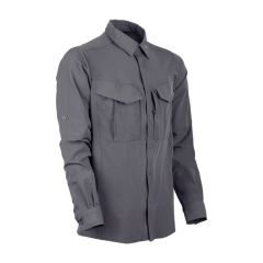 VAV Uzun Kol Gömlek Tacflex-03 - Füme - XXL