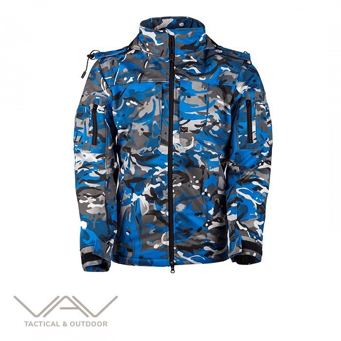 Vav Shell Ht-01 Softshell Yengeç Mavi XS Mont