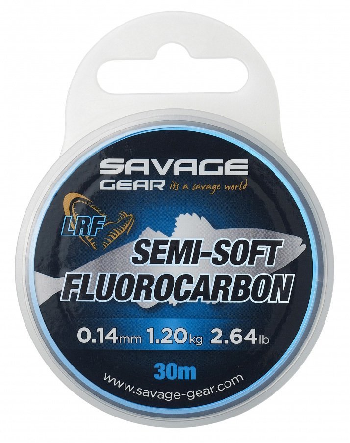 Savage Gear Semi-Soft Fluorocarbon Lrf 30 M Clear 0.19 MM 2.22 KG 4.89 LB
