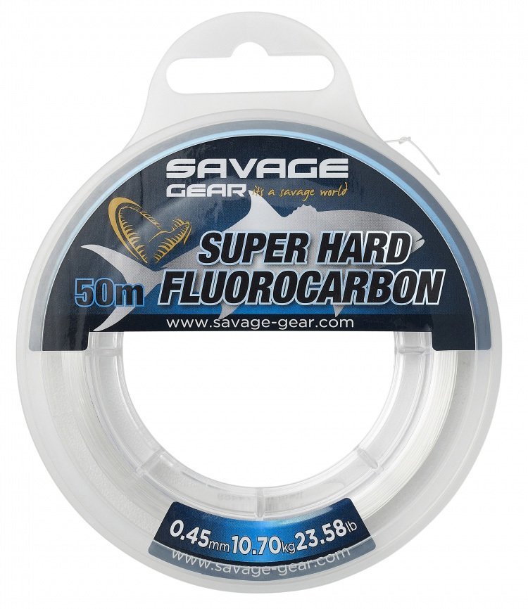 Savage Gear Super Hard Fluorocarbon 50 M Clear 0.45 MM 10.70 KG 23.58 LB