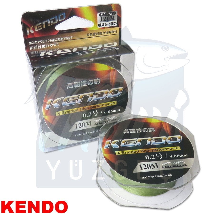 Kendo Dynema 4 Örgü 120Mt (Green)-0.26mm