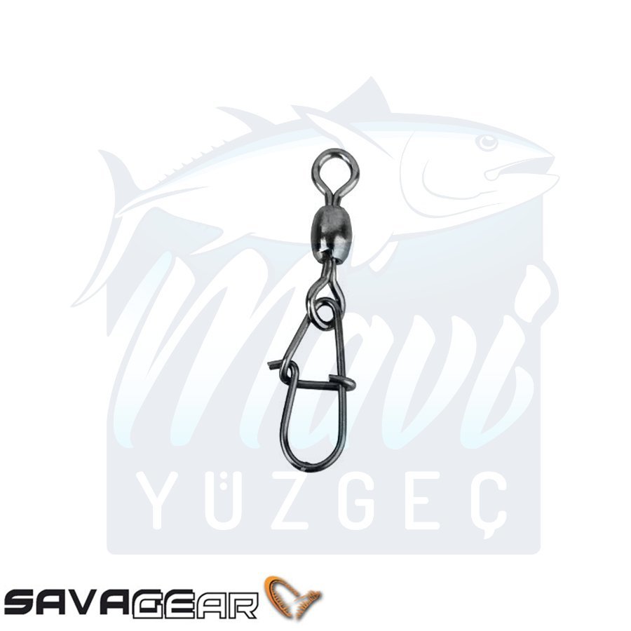 Savage Gear Eggsnap Swivel L #1 Klips 26 kg BLN 10 Adet