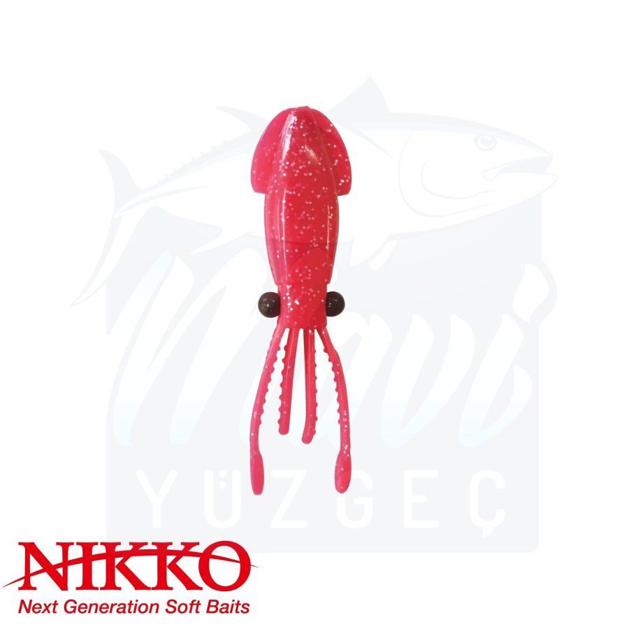 Nikko Dappy Firefly Squid 3'' NIKKO DAPPY FIREFLY SQUID 3'' UV RED 514 -  Mavi Yüzgeç Balık Avı Ekipmanları Marketi
