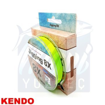 Kendo Jigging 8X Flash 300 mt Örgü İp (FLUO GREEN) 0,30mm