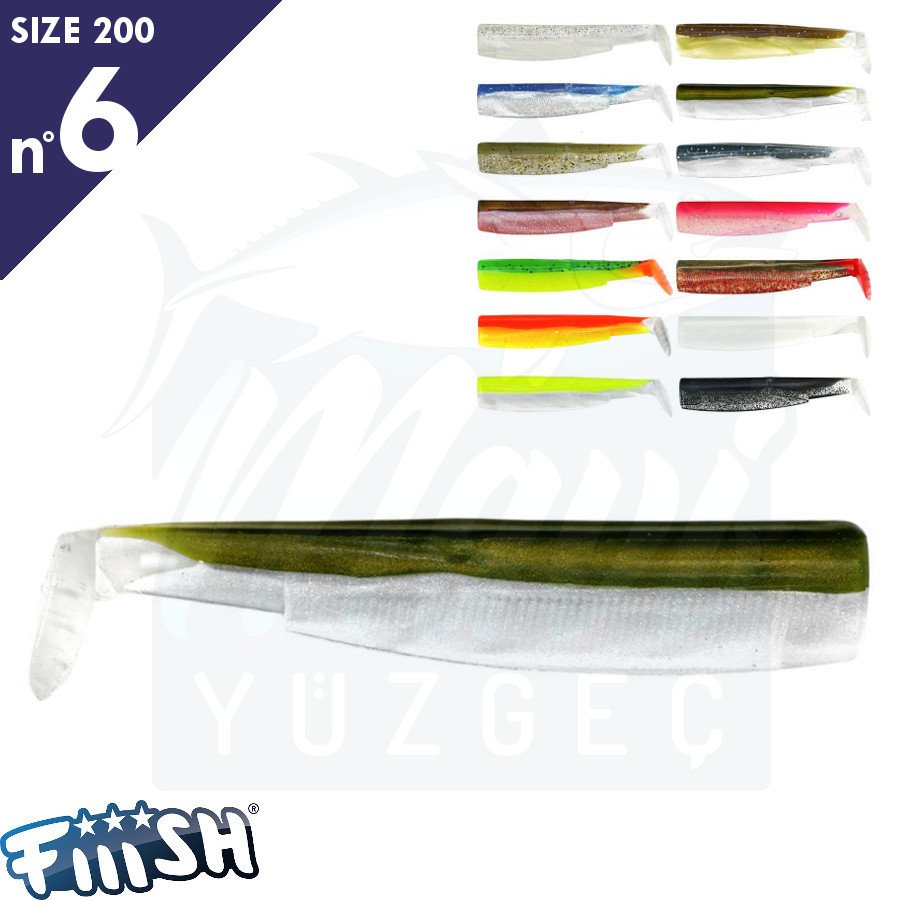 FIIISH Black Minnow 200 (20cm) No.6 Gövde (2 adet)