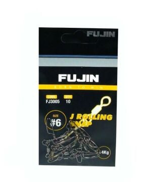 Fujin J Rolling Snap Bilyalı Kilitli Klips Black Nickel