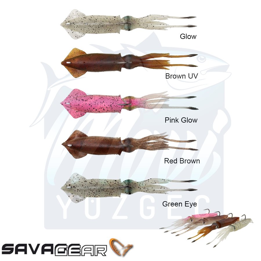 Savage Gear 3D TPE Swim Squid 188mm 63g 1 Adet Suni Yem