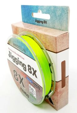 Kendo Jigging 8X Flash 300 mt Örgü İp (FLUO GREEN) 0,14mm