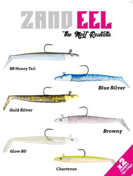 Fujin Zand Eel 11cm 7gr-14gr Double Body+Head Silikon Balık