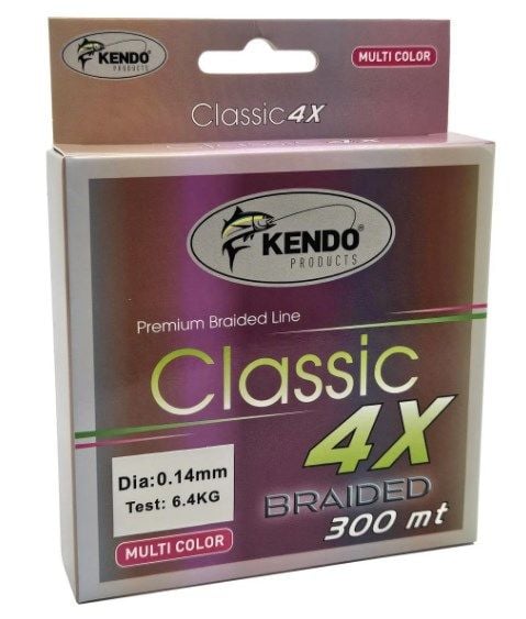 Kendo Classic 4X 300m Multicolor Örgü İp