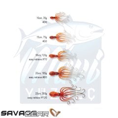 Savage Gear Octopus 35gr 10cm Suni Yem