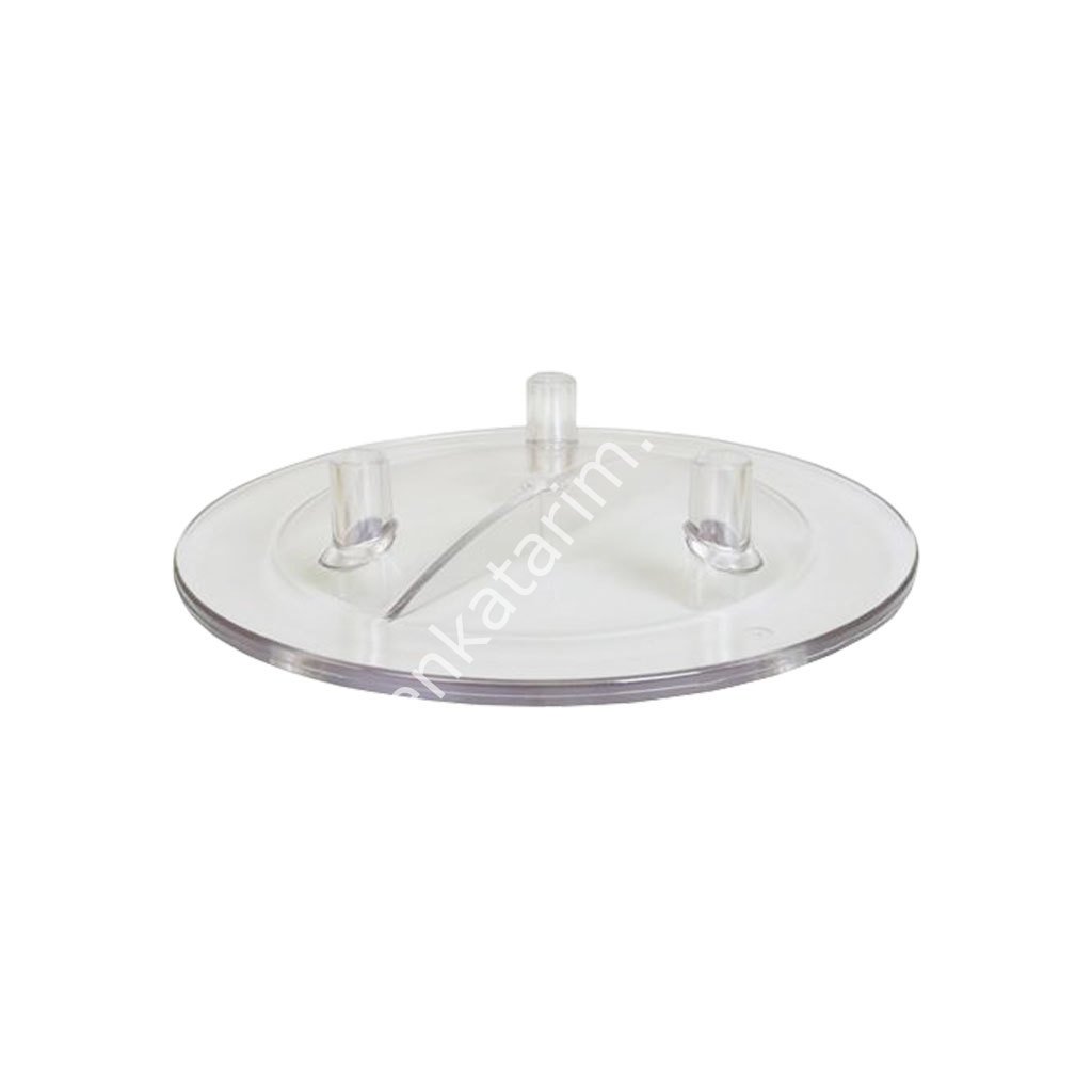 3 çıkışlı Ø 180 mm polikarbon güğüm kapağı