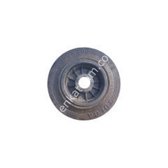 150 x 45 mm deliksiz küçük siyah tekerlek, Ecocompact