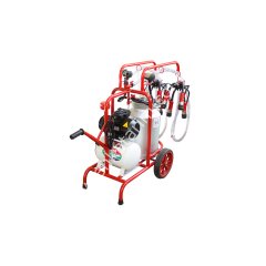 SM 250 tek güğüm çift sağım alüminyum güğümlü kuru süt sağım makinesi, inek için