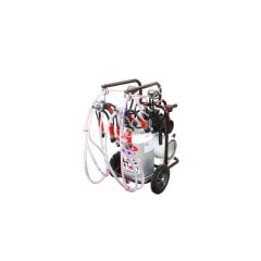 SM 400 tek güğüm çift sağım alüminyum güğümlü kuru süt sağım makinesi, inek için