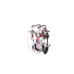 SM 400 tek güğüm çift sağım krom güğümlü damlama yağlı süt sağım makinesi, inek için