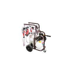 SM 400 tek güğüm çift sağım krom güğümlü turbo yağlı süt sağım makinesi, inek için