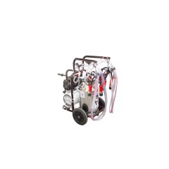 SM 400 tek güğüm çift sağım krom güğümlü turbo yağlı süt sağım makinesi, inek için