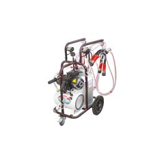 SM 400 tek güğüm çift sağım alüminyum güğümlü turbo yağlı süt sağım makinesi, inek için