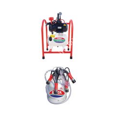 SM 800 tek güğüm tek sağım alüminyum güğümlü sabit tip kuru süt sağım makinesi, inek için