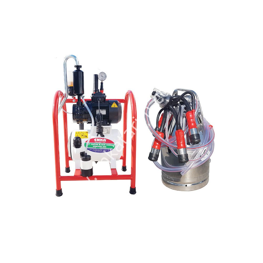 SM 800 tek güğüm tek sağım krom güğümlü sabit tip damlama yağlı süt sağım makinesi, inek için