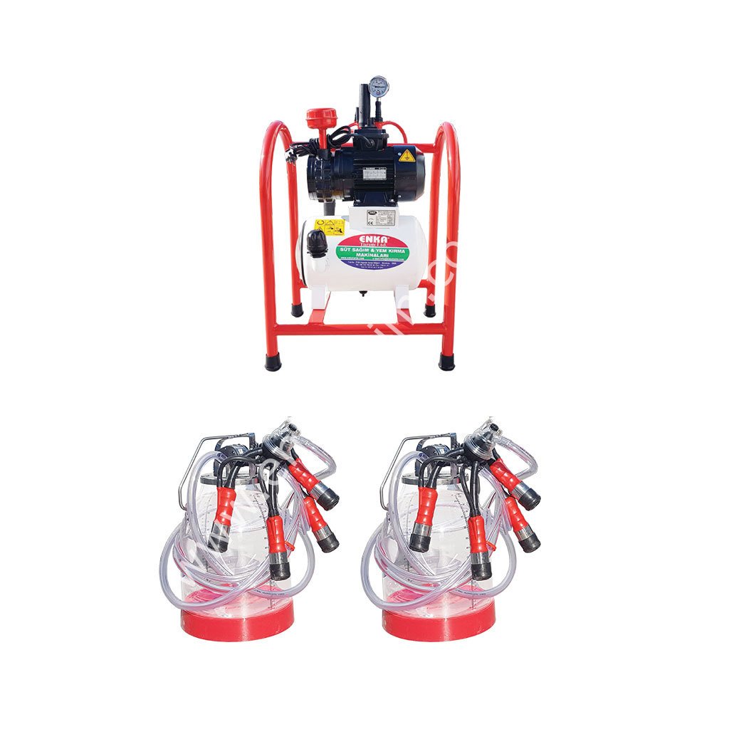 SM 850 çift güğüm çift sağım şeffaf güğümlü sabit tip kuru süt sağım makinesi, inek için