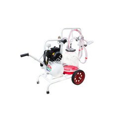SM 750 KK tek güğüm çift sağım şeffaf güğümlü kuru süt sağım makinesi, keçi için