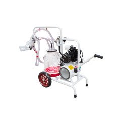 SM 750 KK tek güğüm çift sağım şeffaf güğümlü kuru süt sağım makinesi, keçi için